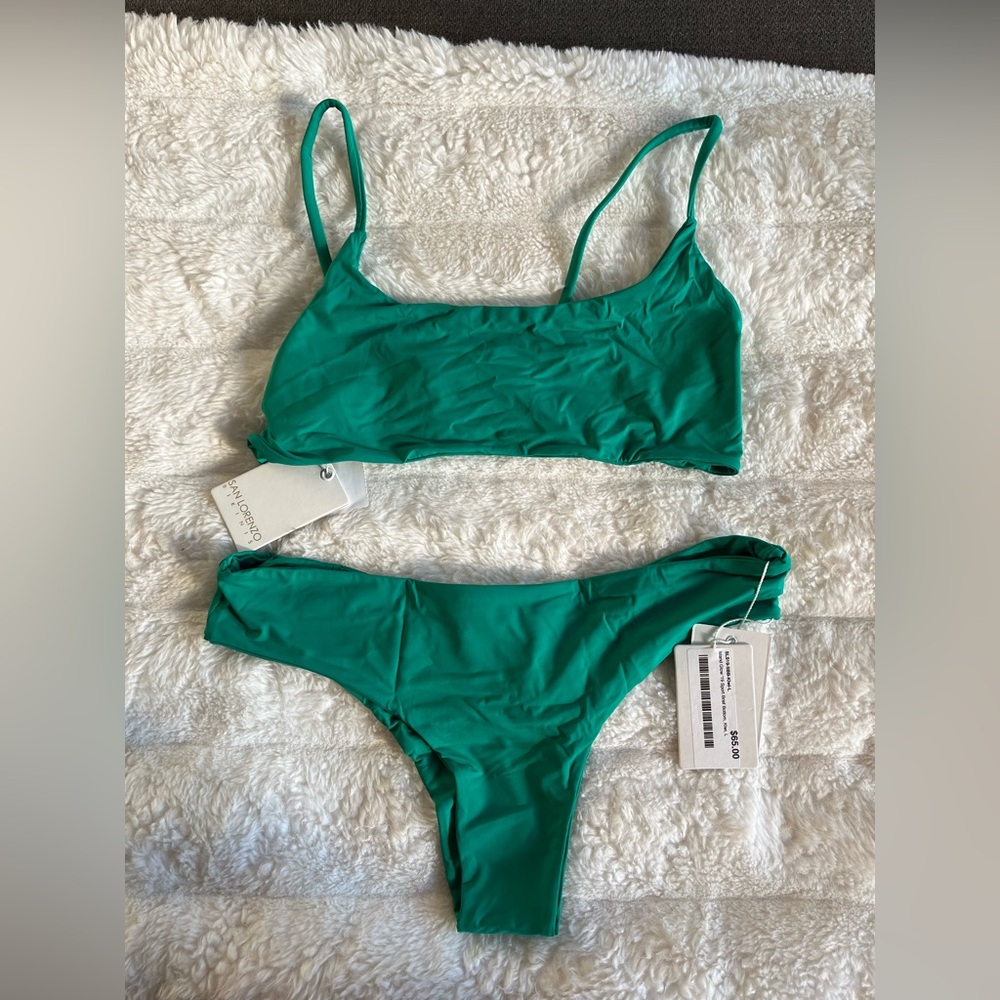 Green Bikini Top